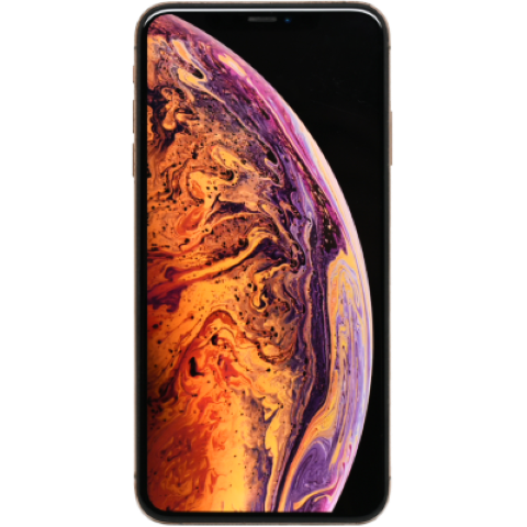 Image of a Wholesale Used Apple iPhone XS MAX, front view with display on